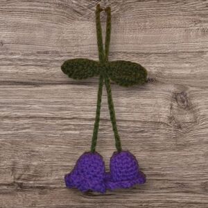 Handmade Purple Crochet Hanging Decor